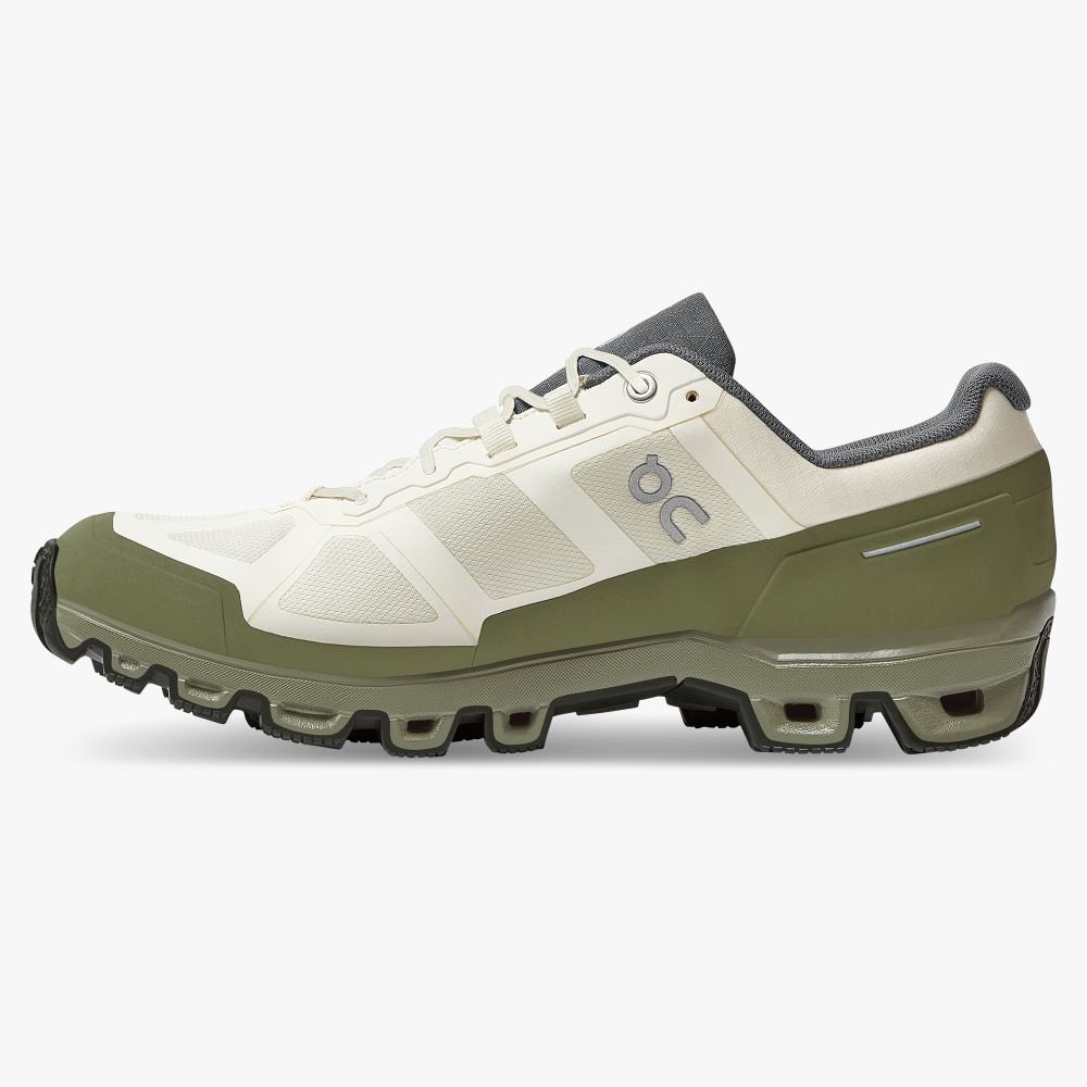 Zapatillas De Trail Running On Running Cloudventure Hombre Blancas Verde Oliva | HRC2167SW