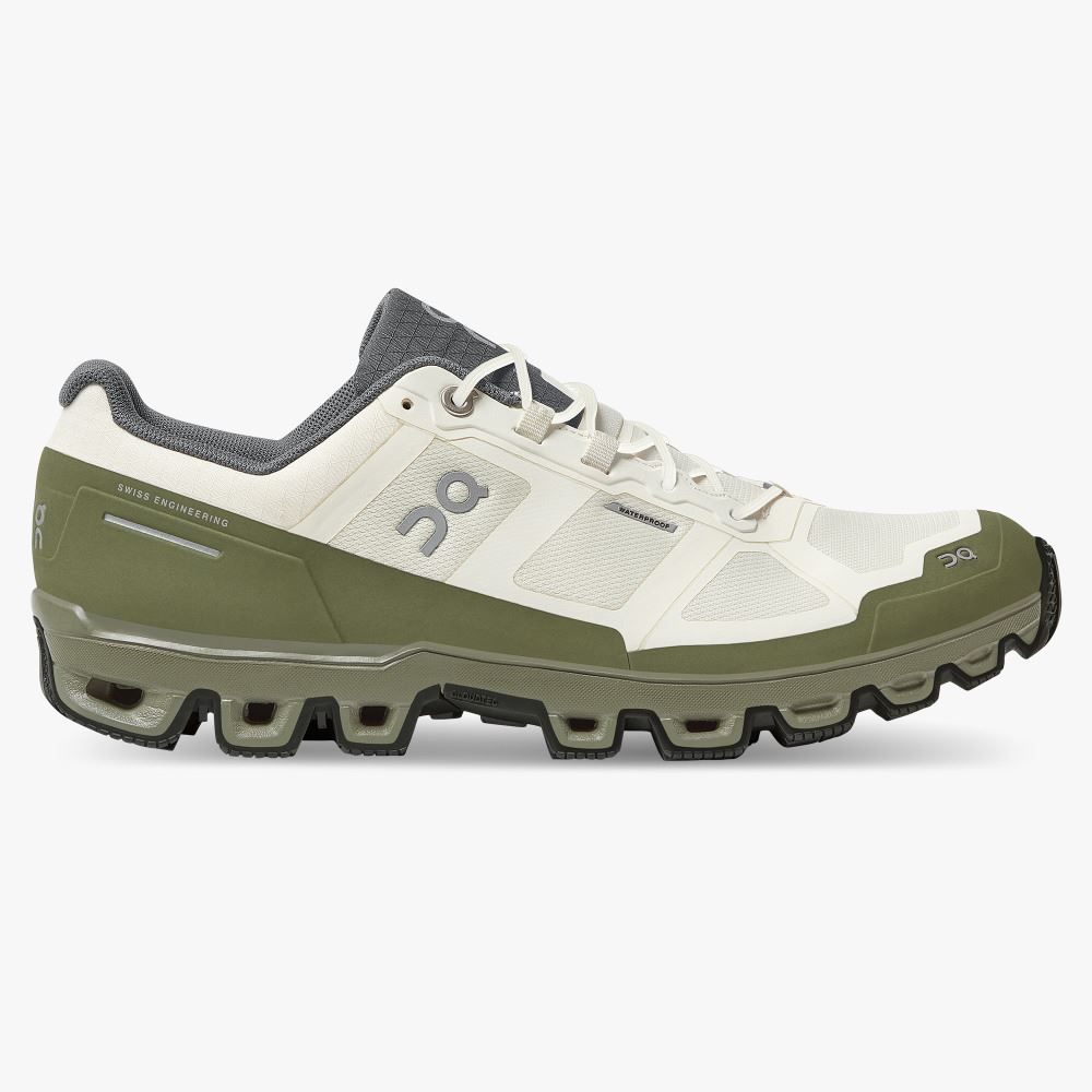 Zapatillas De Trail Running On Running Cloudventure Hombre Blancas Verde Oliva | HRC2167SW