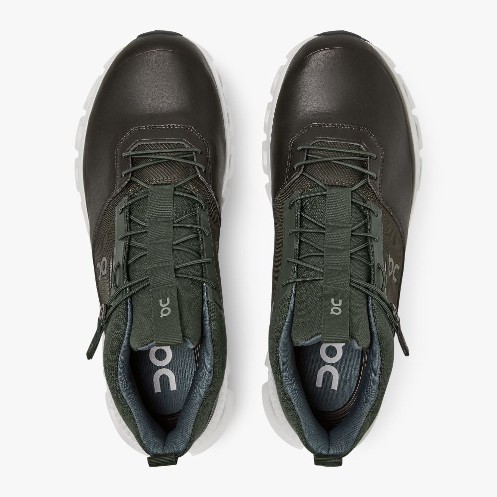 Zapatillas On Running Cloud Hi Hombre Negras Verde Oliva | WWF6523OI