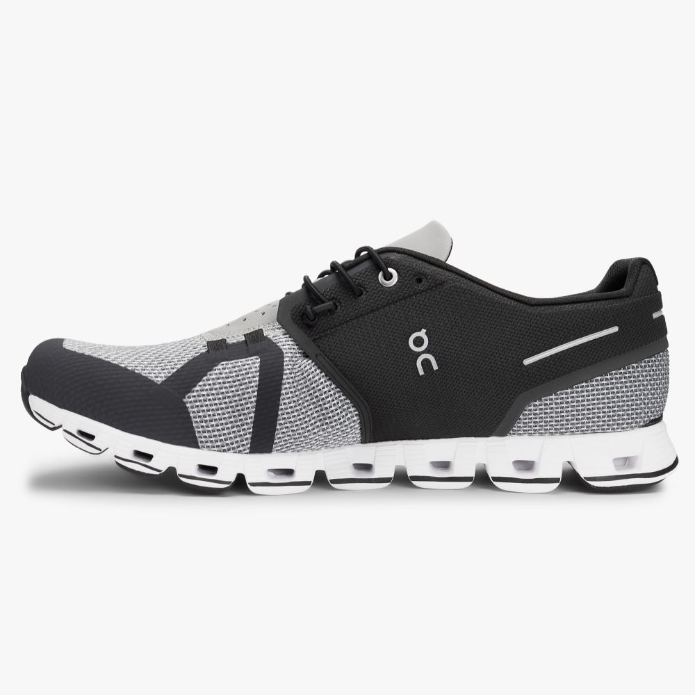 Zapatillas On Running Cloud Hombre Negras Gris | GND1060VM