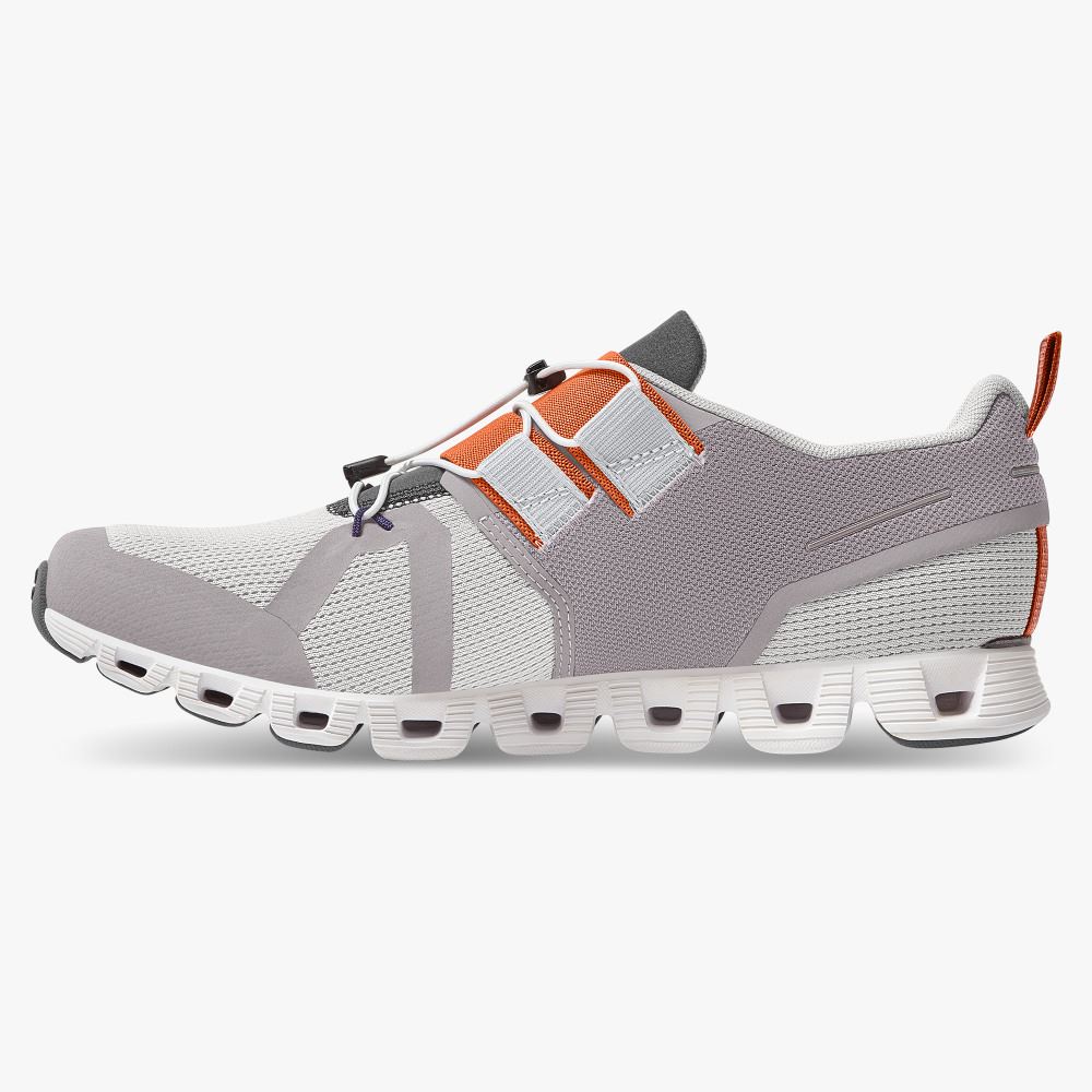 Zapatillas On Running Cloud Mujer Gris Blancas | CUP9821WS