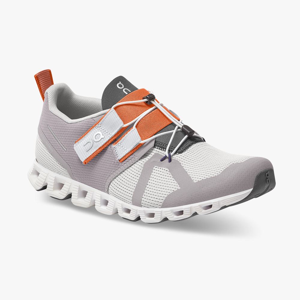 Zapatillas On Running Cloud Mujer Gris Blancas | CUP9821WS