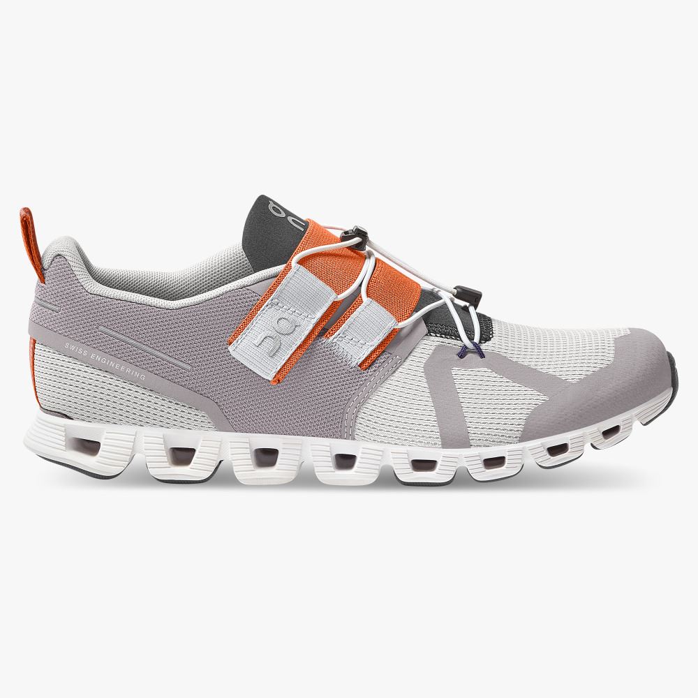 Zapatillas On Running Cloud Mujer Gris Blancas | CUP9821WS