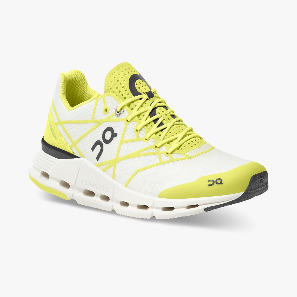 Zapatillas On Running Cloudnova Mujer Blancas Amarillo | LRM2623DB