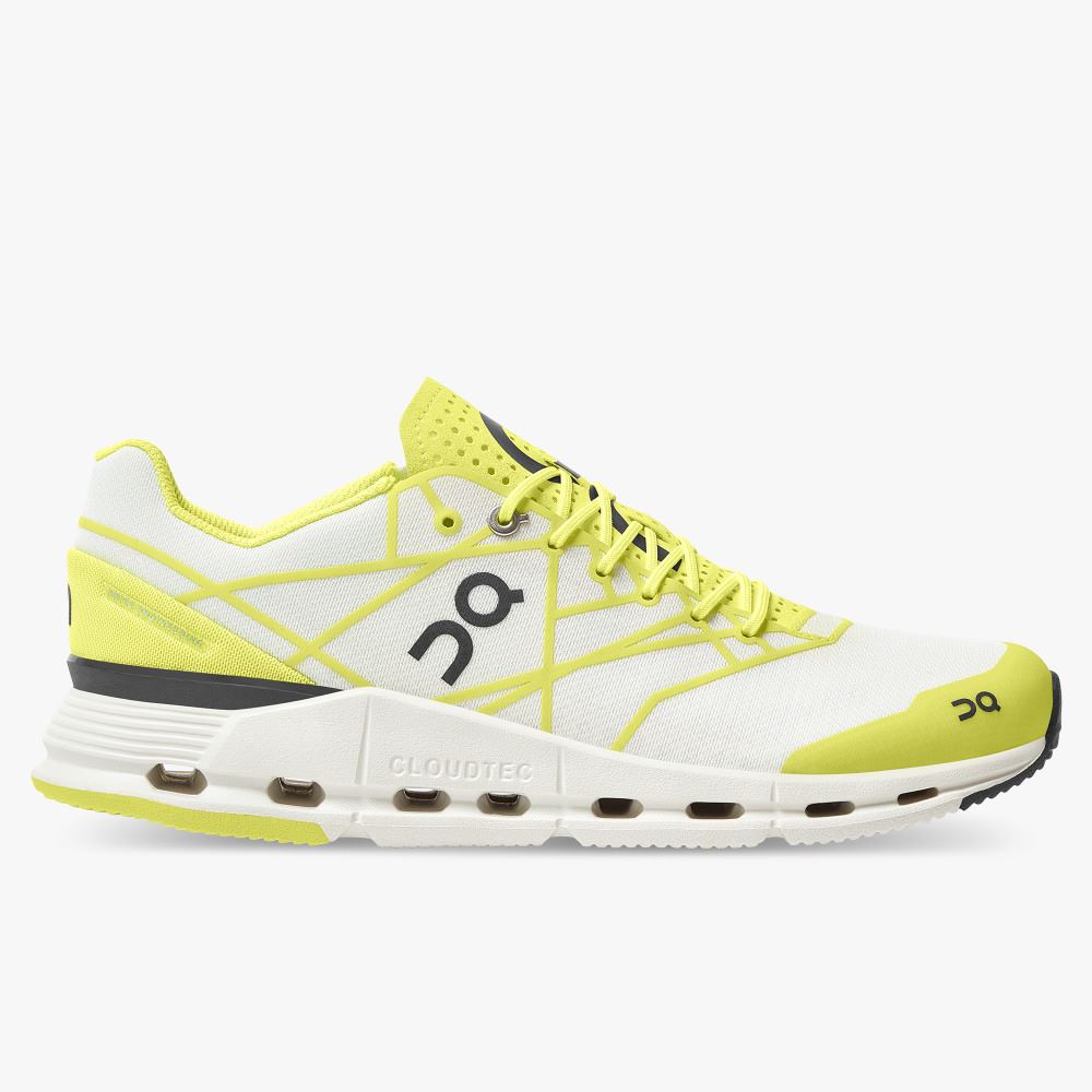 Zapatillas On Running Cloudnova Mujer Blancas Amarillo | LRM2623DB