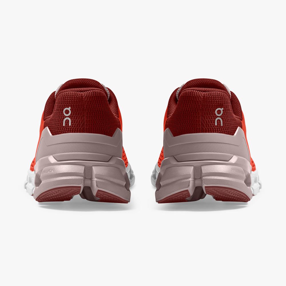 Zapatillas Running Carretera On Running Cloudflyer Mujer Naranjas Rojas | QLW1254SW