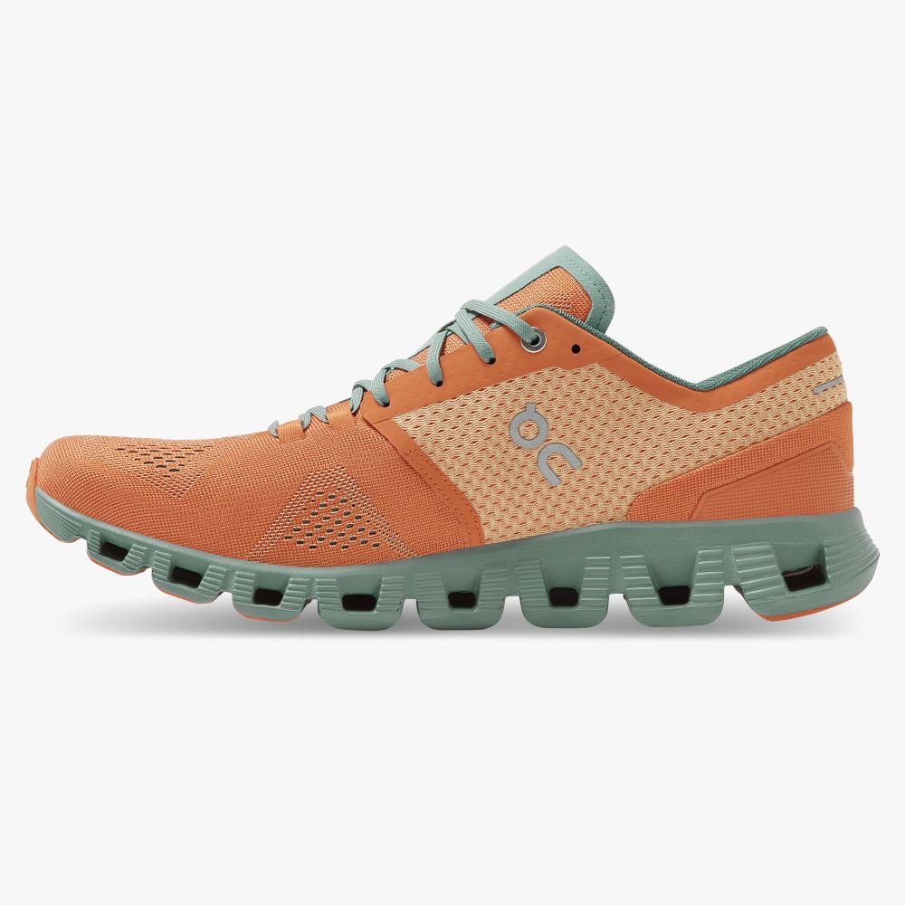 Zapatillas Running Carretera On Running Cloud X Hombre Naranjas | TDX3984YF