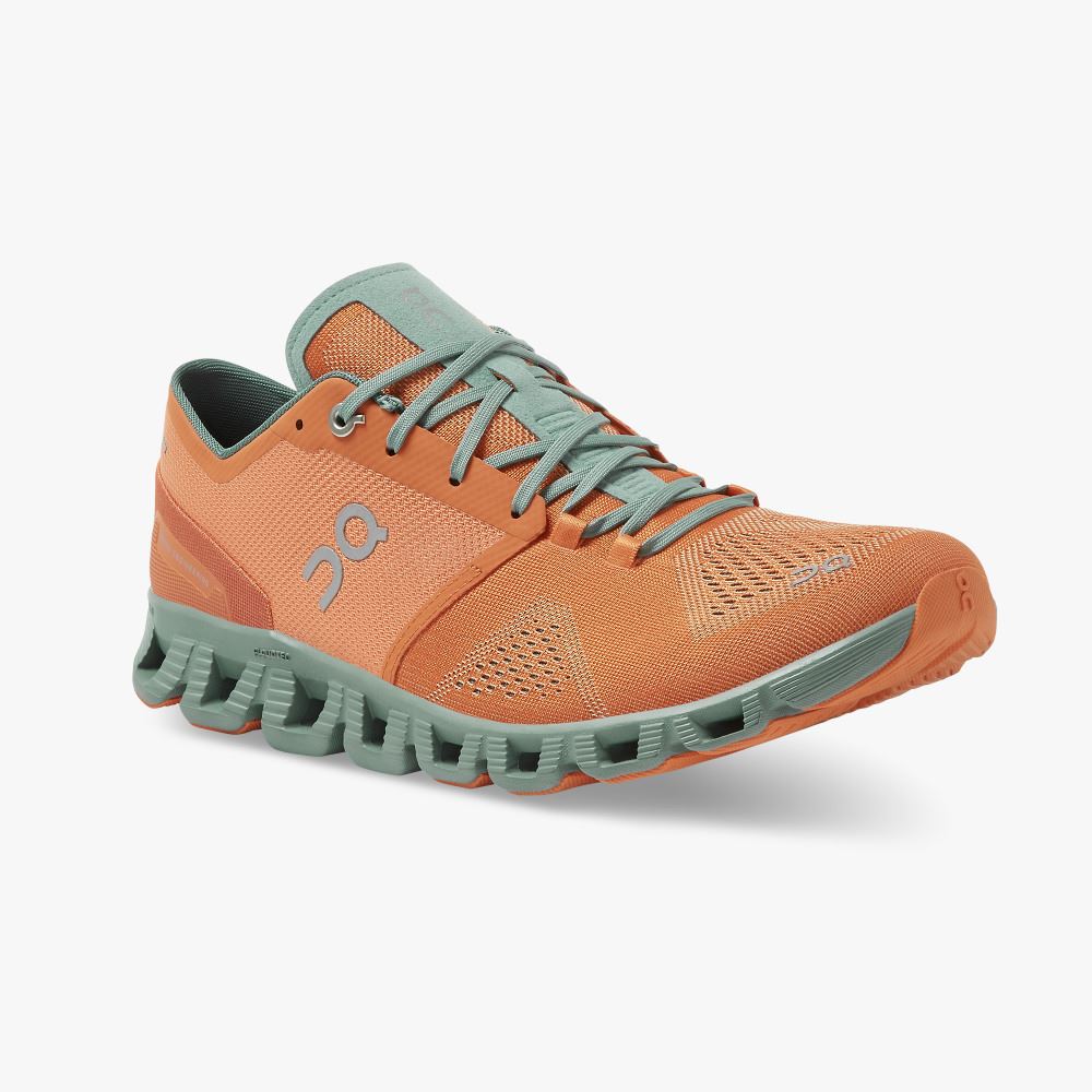 Zapatillas Running Carretera On Running Cloud X Hombre Naranjas | TDX3984YF