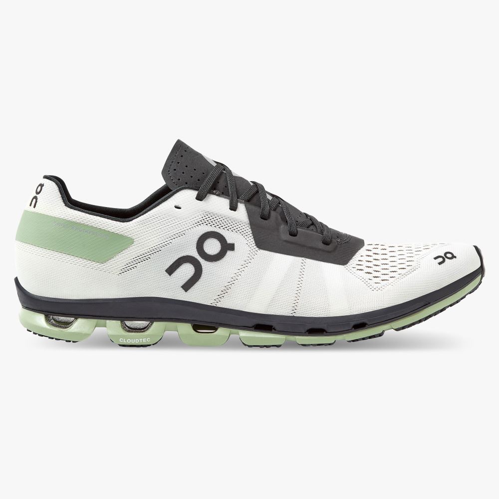 Zapatillas Running Carretera On Running Cloudflash Hombre Blancas | UKH6080NI