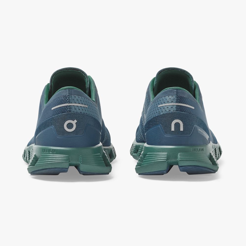 Zapatillas Running Carretera On Running Cloud X Hombre Azules Verde | XQB1512CC