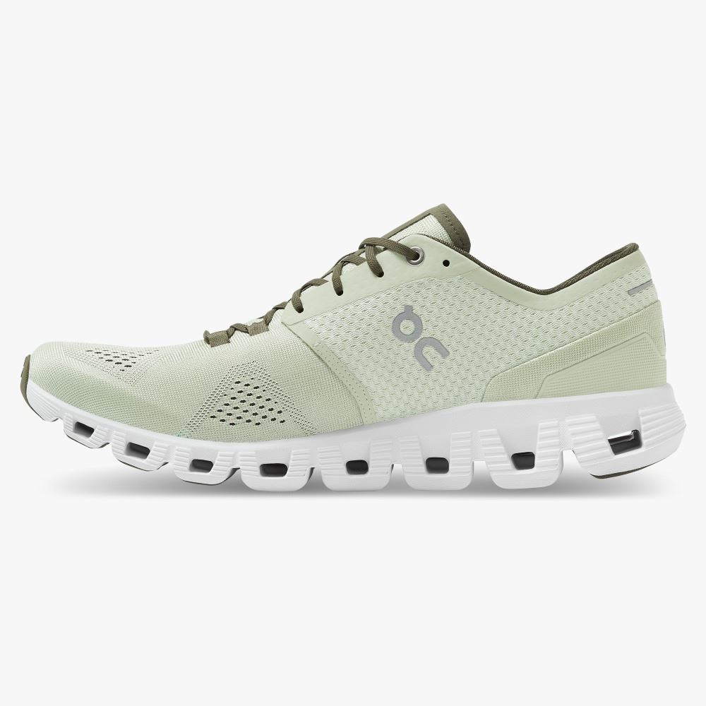 Zapatillas Running Carretera On Running Cloud X Hombre Verde Claro | ZMH3599BC