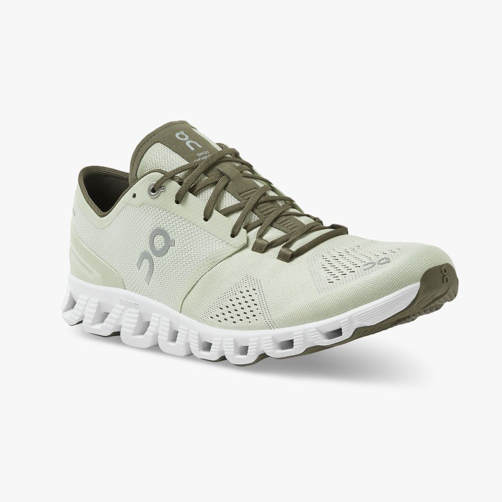 Zapatillas Running Carretera On Running Cloud X Hombre Verde Claro | ZMH3599BC