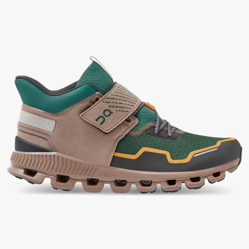 Zapatillas On Running Cloud Hi Hombre Kaki Verde | QSG9973OV