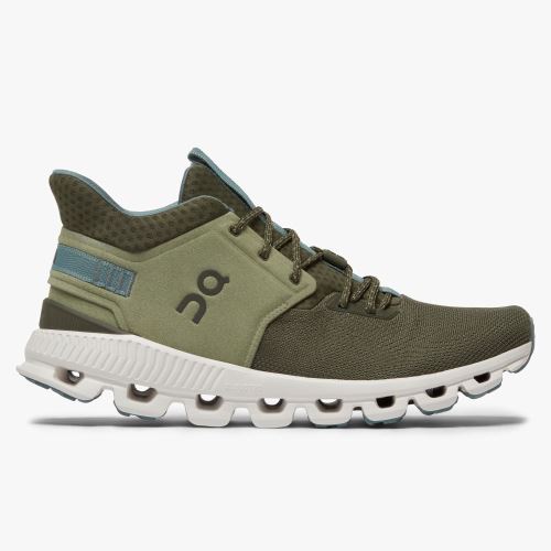 Zapatillas On Running Cloud Hi Hombre Verde Oliva | BPM5397AX