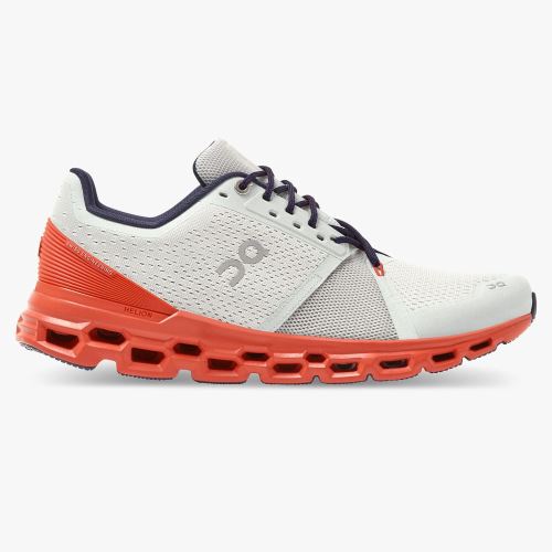 Zapatillas Running Carretera On Running Cloudstratus Hombre Blancas Coral | PQF7169AS