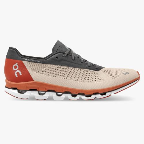 Zapatillas Running Carretera On Running Cloudboom Hombre Kaki Coral | VPS7087RR